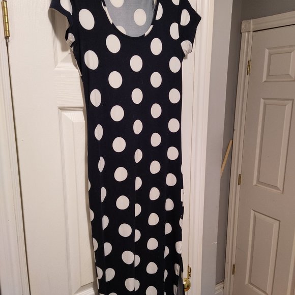 Magazine polka dot small size black and white dress - Picture 7 of 7